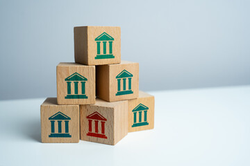 Bank bankruptcy and vulnerability of the entire financial system. Bank fall. Stress test. Economy...
