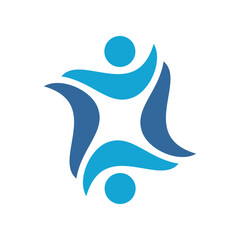 people letter O logo icon