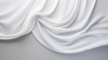 Simple soft white cloth background - obrazy, fototapety, plakaty