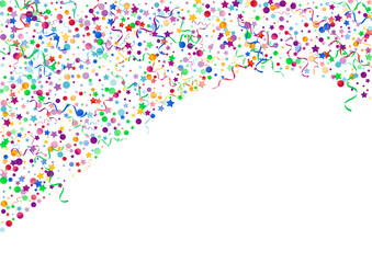 Red and Yellow Spiral Flying Vector White