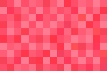 Abstract red pink background Valentine’s Day Christmas Wedding wallpaper decoration vector thanks card seamless pattern. Geometric square block pixel digital art mosaic
