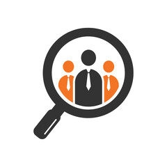 searching people logo icon