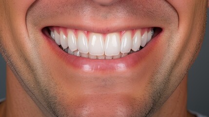 Fototapeta premium created new smile by crowns implants and veneers