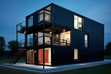 container house. Generative AI