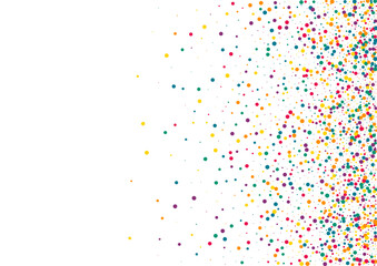 Rainbow Shine Top White Background. Happy Circle