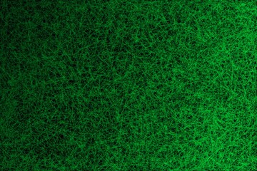 Green and black background, texture in the form of coloured lines reminiscent of crayons. Disordered lines, different directions of lines. Different shades of green and black.	