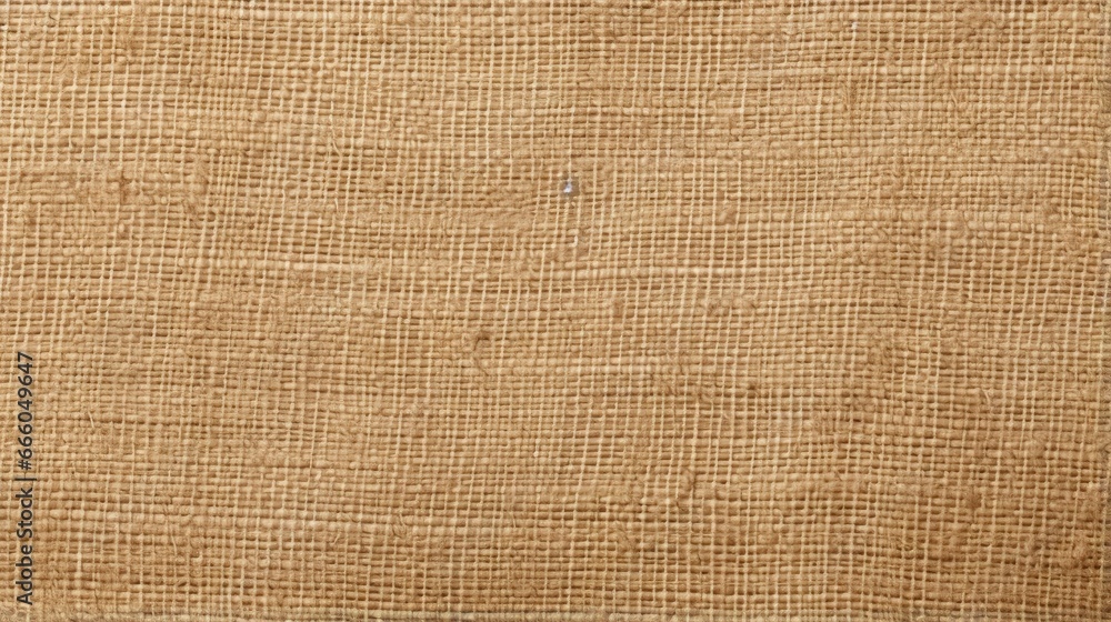 Aufkleber jute hessian sackcloth canvas sack cloth woven texture pattern background in yellow beige cream brow
