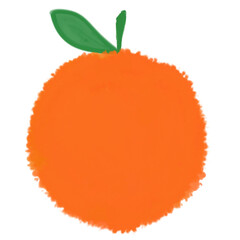 orange fruit isolated