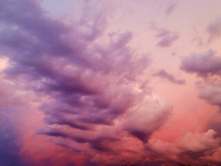 Beautiful Pink Raining Cloud