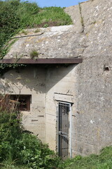 Fototapeta na wymiar old stone bunker 