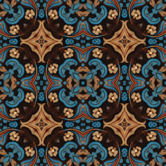 Seamless pattern with decorative ornament,  For eg fabric, wallpaper, wall decorations