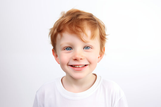 Portrait of a smiling little child