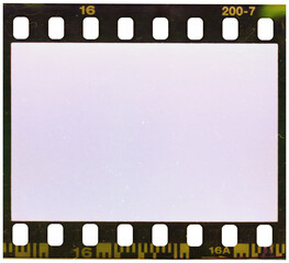 high res scan of blank 35mm film strip, png film asset, blend in your photo via blend mode, 200 iso...