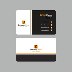Obraz premium Beautiful business card design to promote the name of the business organization