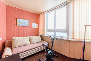 interior apartment room home decoration, preparation of house for sale balcony