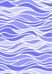 seamless abstract wave blue and white background vector