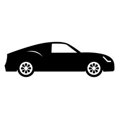 Modern Sport Car Icon Illustration. SVG VectoR