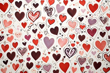 love cartoon pattern