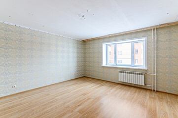 interior apartment empty room renovated