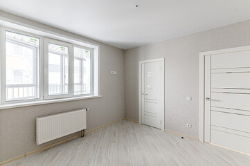 interior apartment empty room renovated