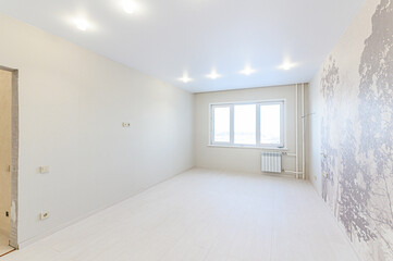 interior apartment empty room renovated