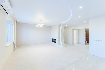 interior apartment empty room renovated