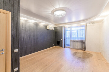 interior apartment empty room renovated