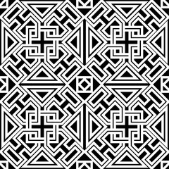 Seamless models. Modern stylish texture. Monochrome, simple. Vector.