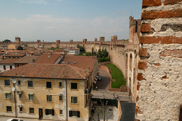 Cittadella, Padova, Italy. A splendid historical medieval walled town near important centers of art...