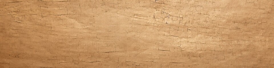 Brown Recycled Kraft Paper Texture . Panoramic Banner