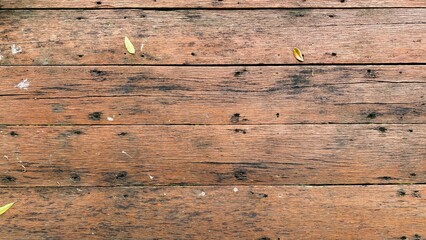 Top view of grunge wood background, full frame.