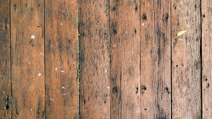 Top view of grunge wood background, full frame.
