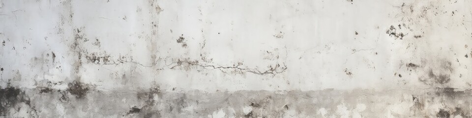 White Gray Bright Light Grunge Stone Concrete Cement Board Standard. Panoramic Banner