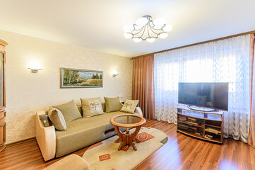 interior apartment living room with sofa