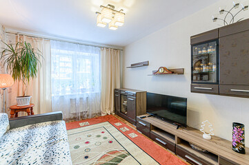 interior apartment living room with sofa