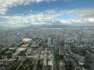Fototapeta na wymiar Taipei view from Taipei 101