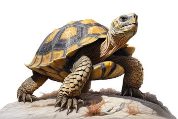 Shell Patterns Radiated Tortoise of Madagascar - obrazy, fototapety, plakaty
