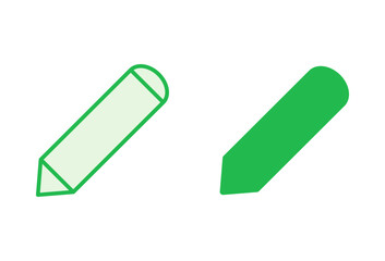Pencil icon set. pen symbol. edit icon vector
