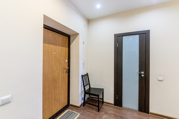 interior apartment room doors, renovation corridor lobby entrance hall