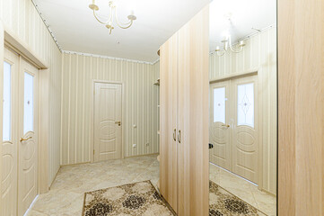 interior apartment room doors, renovation corridor lobby entrance hall
