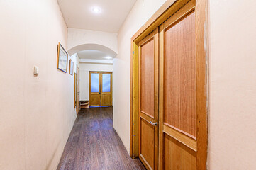 interior apartment room doors, renovation corridor lobby entrance hall