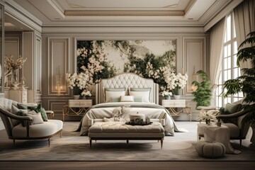 Decadent Comfort in Luxurious Master Bedroom