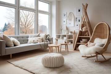 Scandinavian Simplicity in Cozy Nursery