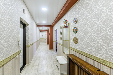 interior apartment room doors, renovation corridor lobby entrance hall