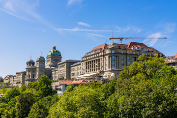 Palais fédéral de Berne en Suisse