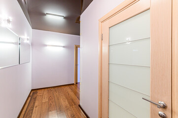 interior apartment room doors, renovation corridor lobby entrance hall