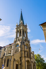 Fototapeta na wymiar Église Saint-Pierre-et-Paul de Berne en Suisse