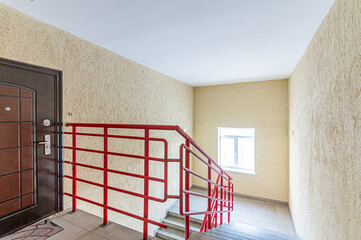 interior apartment room staircase, steps