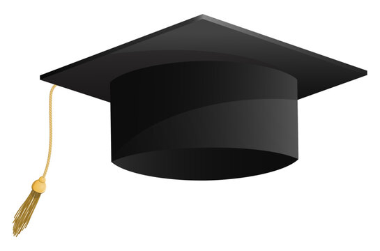 square hat for scientist or graduate