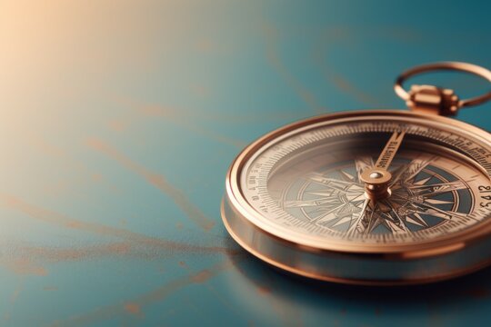 Captivating Compass mockup background. Search concept. Generate Ai